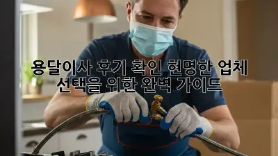 용달이사 후기 확인: 현명한 업체 선택을 위한 완벽 가이드